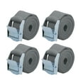 thumbnail image 1 of Unique Bargains 4 Pcs Sangles de Fixation Cargo 3,3 Pieds Sangles de Fixation pour Bagages de Voyage Réglables avec Boucle de Verrouillage à Came pour Voiture Camion Rouge, 1 of 6