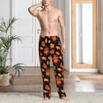 thumbnail image 2 of Sigee Thanksgiving Turkey 1 print Men's Pajama Pants Lounge Sleep Bottoms with Elastic Waistband and Pockets-Large, 2 of 6