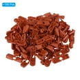 thumbnail image 3 of 21mm Zipper Pull Cord Ends Zip Clip Buckle Rope End Lock for Backpacks, Brown, 100 Pack, 3 of 5