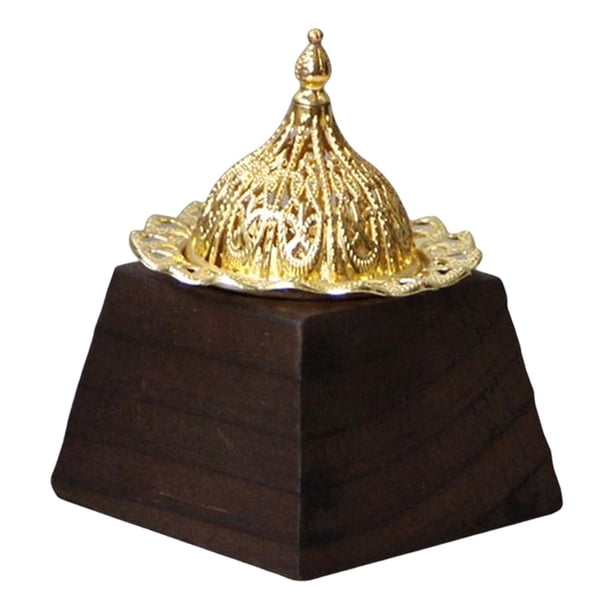 Soporte de Quemador de de Madera para de Mesa de Escritorio Relajación en El Hogar Negro BLESIY Incensario