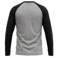 thumbnail image 4 of Fnnxeal Mens T-Shirts Fall Winter Casual Fashion Crew Neck Long Sleeve Gray Shirts for Men Size L, 4 of 4
