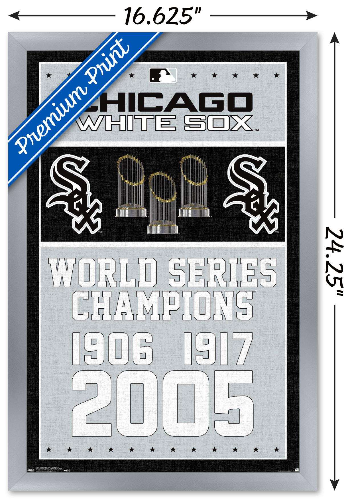 MLB Chicago White Sox - Champions 17 Wall Poster, 14.725" x 22.375", Framed