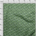 thumbnail image 3 of oneOone Polyester Spandex Green Fabric Leaf With Stripes Craft Projects Decor Fabric Printed By The Yard 56 Inch Wide, 3 of 5