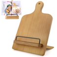 thumbnail image 1 of Soporte para libros de cocina YANGSHUO, de madera, ajustable, 24 x 20 x 35 cm, 0,5 kg, 1 of 9
