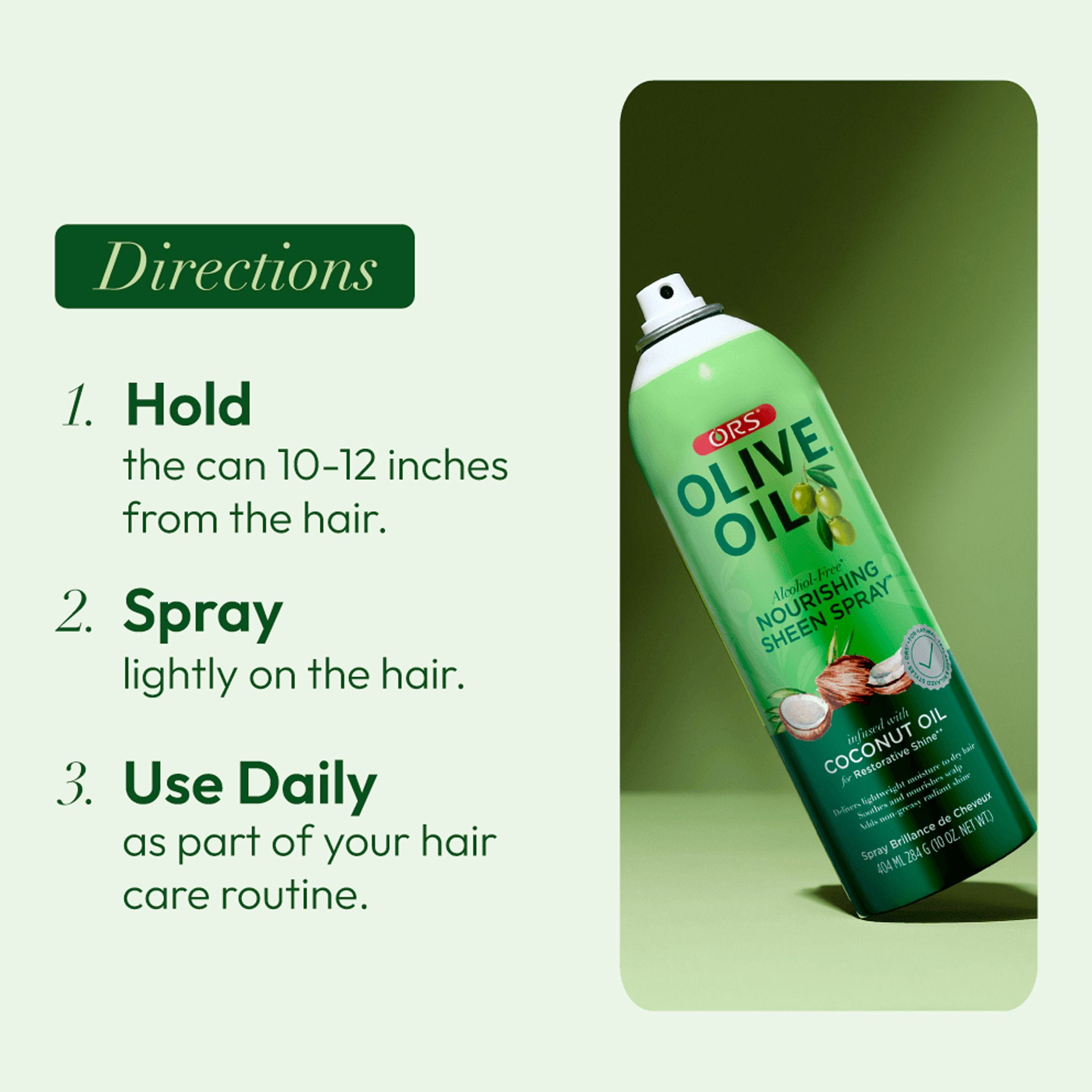 ORS Olive Oil Nourishing Sheen Spray 11.7 oz
