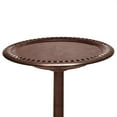 thumbnail image 2 of Alpine Corporation Bronze Pedestal Birdbath w/ Scrollwork Base and Ground Stake, 2 of 5