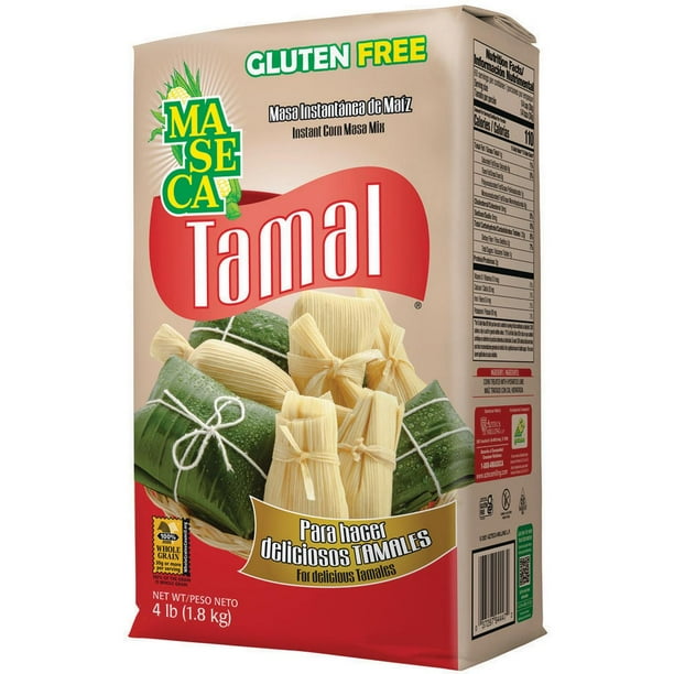 MASECA Tamal Corn Masa Flour 4 Lb Bag for Warehouse Kitchens