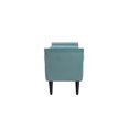 thumbnail image 4 of Alma Tufted Flare Arm Entryway Bench, Arctic Blue, 4 of 8
