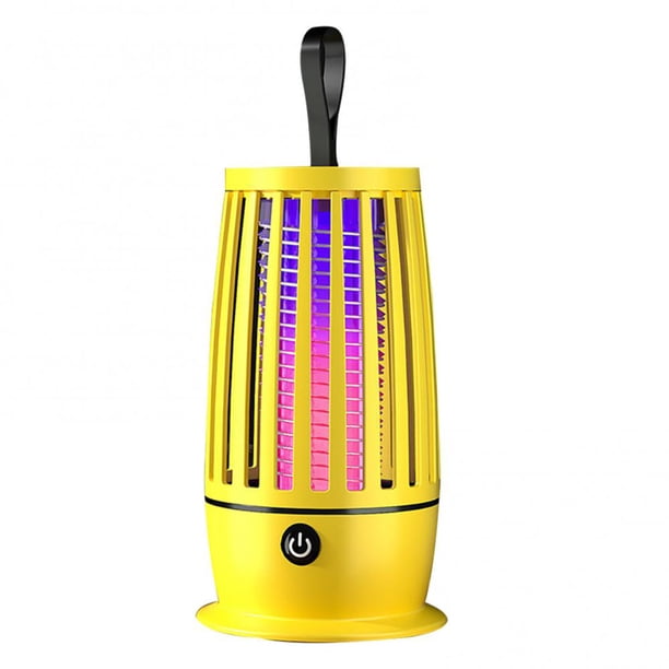 Advancent Matamoscas eléctrico 360 ° en ligero controlado por luz matamosquitos lámpara refugios repelente de insectos Electrodomésticos Amarillo