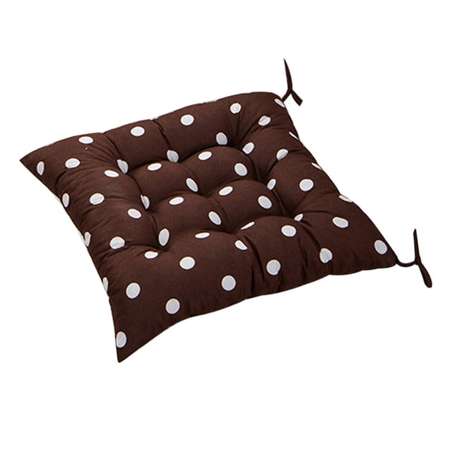 Cojín para silla de comedor, patio, hogar u oficina. Cojín acolchado con lazos y soporte contorneado para uso en interiores y exteriores.