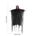 thumbnail image 3 of Mikilon Halloween Decorations Halloween Glowing Scary Ghost Halloween Ornament with Face Halloween Decorations for Indoor Balconys Outdoor Yard Garden Parties Decorations Indoor and Outdoor Black, 3 of 7