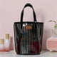 thumbnail image 2 of Bolso tote, neceser transparente para maquillaje, asa, organizador de viaje, bolsa de PVC, bolsa de transporte, neceser, monedero, bolso de playa para mujer, 2 of 2
