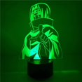 thumbnail image 4 of 3D Illusion Lamp Anime Uchiha Itachi Anime Figures Night Light 3D Led Acrylic Shippuden Lamp Lamp led Night Light for Kids nghxinur (Color : 7, 4 of 4