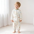 thumbnail image 6 of Boys And Girls Soft Pajamas Cotton Toddler Pjs Long Sleeve Kid Sleepwear Sets,6-12 Months 12-24 Months 2t 3t 4t 5t 6t 7t 8t 9t Children(Green,2-3 Years), 6 of 6