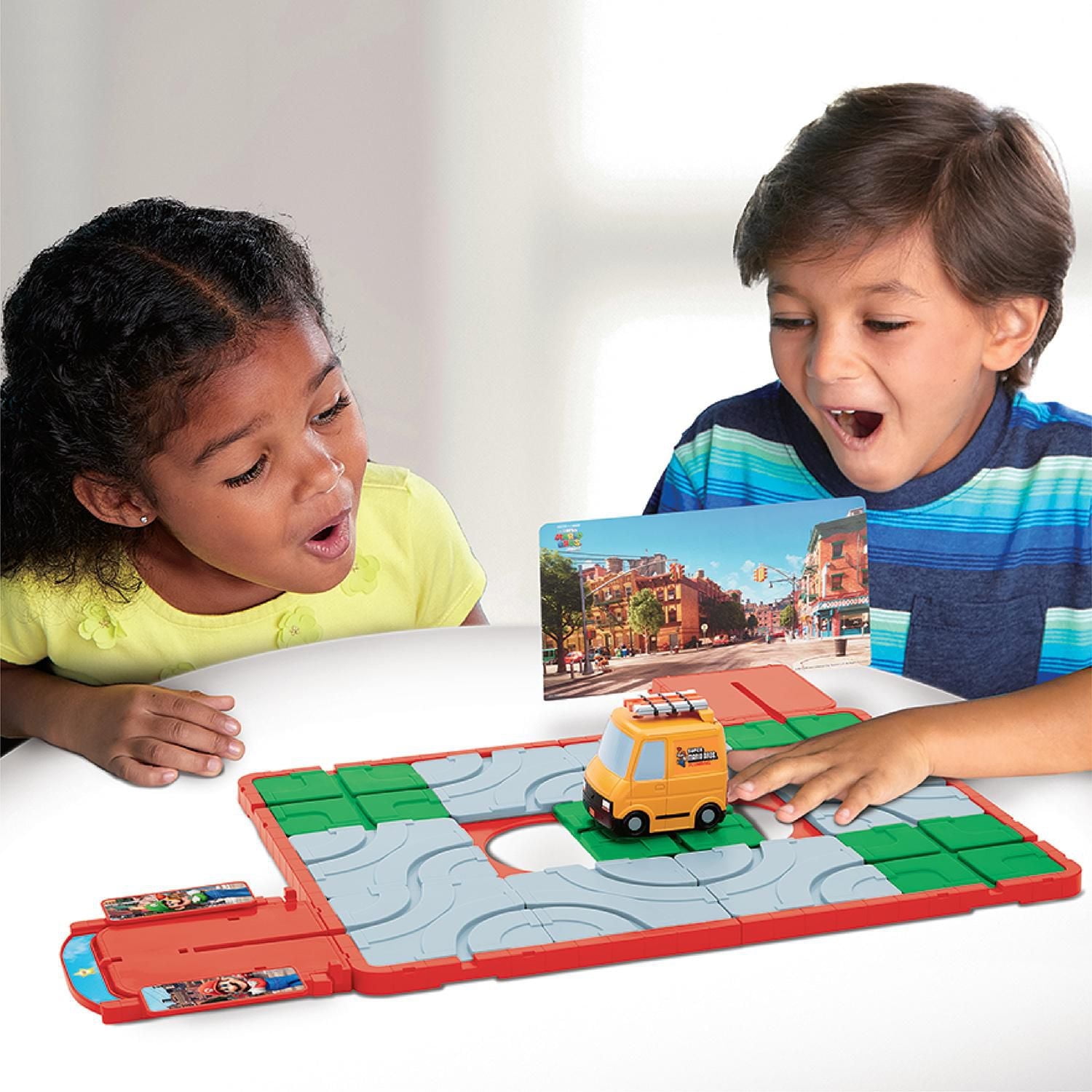 Epoch Games Super Mario Route 'n Go, Tabletop Skill and Action Game for Ages 5+, Tabletop Skill Game