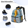 thumbnail image 3 of Vsdgher Monk Walking On Water Unisex Large Capacity Bookbag, Schoolbag, Casual Daypack for High School, College, Teens, Travel, Work, 3 of 6
