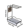 thumbnail image 4 of Xihbxyly Organizador de Cocina, Gancho Autoportante Sin Perforaciones, Estante Metálico Versátil, Ahorra Espacio, Diseño de Fácil Instalación, Ideal para Baño y Cocina, Estética Moderna., 4 of 7