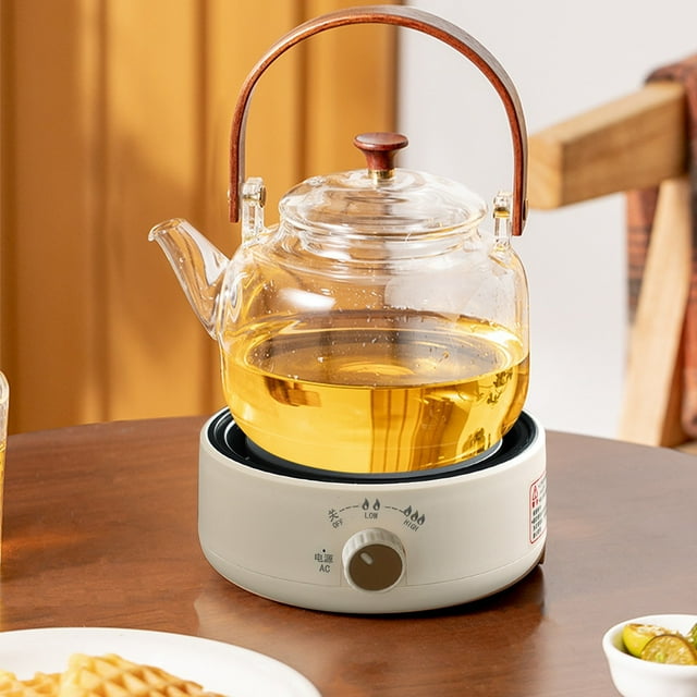 YIMWNYI Flower Tea Kettle Stove, Multi-function Mini Small Stove, Heat Adjustable, Explosion-proof Panel, Perfect for Boiling Water and Cooking Sauces, Compact Portable Cooktop