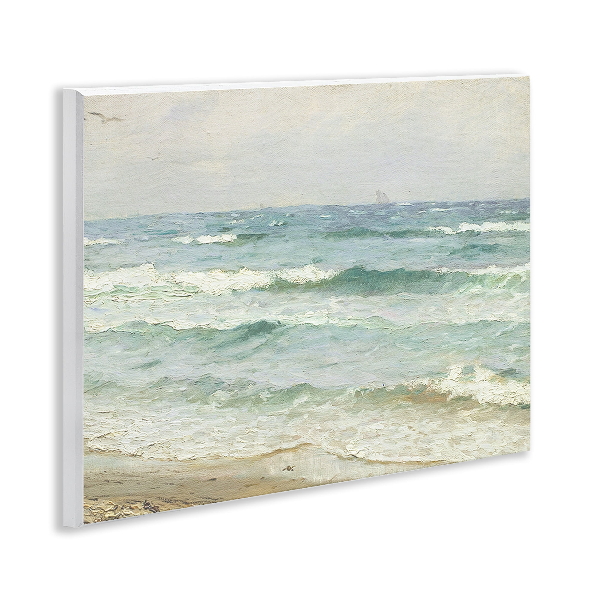 Stupell Industries Vintage Waves on The Shore Wall Plaque Art, design by Leah Straatsma