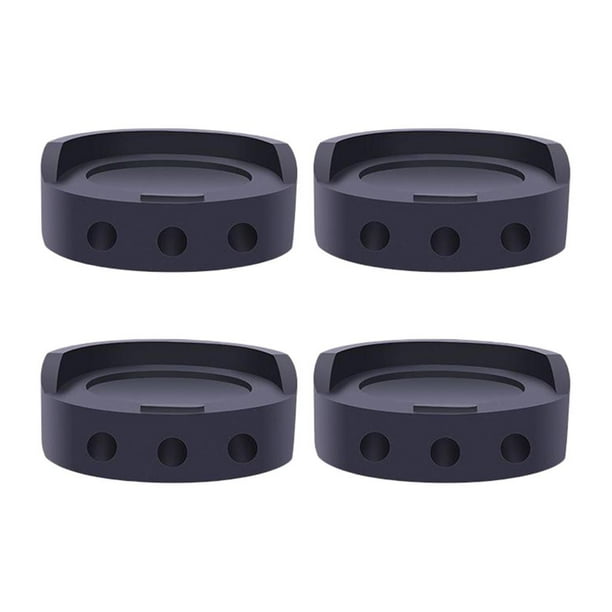 silent mode not vibrating yuksok 4 Pieces Anti-Walk Silent Feet Anti-Vibration Washer and Dryer  Machine Floor Pads (Black)
