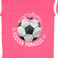 thumbnail image 4 of Inktastic Soccer Princess- Tiara Girls Baby Bodysuit, 4 of 5