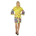 thumbnail image 2 of Bimba Women Cotton Printed White Floral Robe Bridal Bridesmaid Getting Ready Coverups, 2 of 5