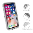 thumbnail image 6 of iphone XS/X 5.8inch case,3 in 1 Hard Clear Detachable Sparkle Dynamic Drift Sand Blink Flow Sand Glitter Heart-Shape Quicksand & Paillette Back Clear Hourglass Case Cover(Black), 6 of 7
