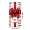 thumbnail image 3 of Antqov Christmas Door Cover Bow Winter Front Door Cover 35x71" Hanging Banner Photo Background Christmas Door Decoration for Home Party Supplies, 3 of 9