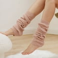 thumbnail image 2 of Clearance Sale Ukumplol Womens Socks Heated Socks Warm Women Knitting Anklets Winter Solid Keep Warm Leggings Stack Sock Pink One Size, 2 of 3