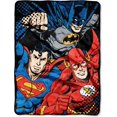 thumbnail image 1 of Northwest DC Comics Justice, League Trio Micro Raschel - Manta de 46 x 60 Pulgadas, Multicolor, 1 Unidad, 1 of 7
