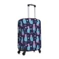 thumbnail image 3 of Uemuo Silhouette Cats Printed Washable Luggage Cover - Fashion Suitcase Protector Fits 18-32 Inch Luggage -Medium, 3 of 9
