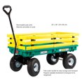 thumbnail image 2 of Millside Heavy-Duty Green and Yellow 20-in x 38-in Garden Wagon, 2 of 5
