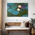 thumbnail image 3 of Elephant Stock Nympheas 1897-1898 Wall Art - Horizontal Canvas Wall Art - Living Room Wall Decor - Floral And Botanical Canvas - Teal And Purple Decor By Claude Monet - 48" x 32", 3 of 8