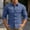 Blue, variant on Western Style Men'S Dress&nbsp;Shirts Collared Button Blue Long Sleeve Button-Up Shirts Solid Modern Classic Fit Refreshing Tops Blue,M