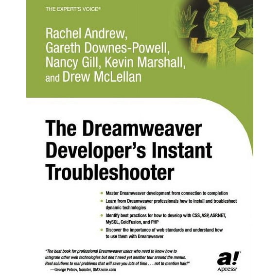 The Dreamweaver Developer's Instant Troubleshooter, (Paperback)