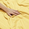 thumbnail image 3 of Nestl Queen Sheets Set, 1800 Series 4 Piece Sheets Queen Set, Luxury Soft Microfiber Queen Size Bed Sheets Set, Custard Mellow Yellow, 3 of 10