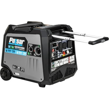 Pulsar 9500W Dual Fuel Portable Inverter Generator for Residential and Camping Use GD950BN