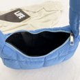 thumbnail image 1 of Bolsa de Hombro Likrtyny Acolchada Suave Informal a Cuadros Azul Invierno, 1 of 9