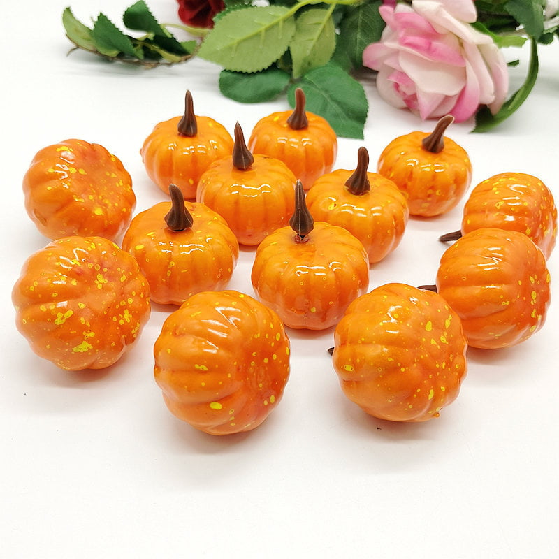 10X Simulation Pumpkin Adorable Ornaments Resturant Decoration Photography Props 