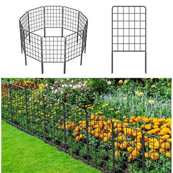 NEX Clôture de Jardin Clôture de clôture pour Animaux 10 PACK Espace Privé Clôture de Bordure de Jardin