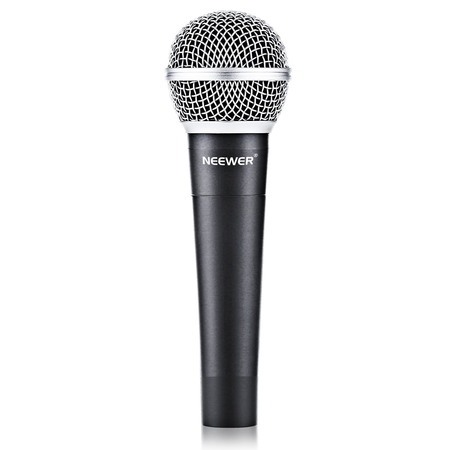 Neewer® Zinc Alloy Black Professional Moving Coil Handheld Dynamic Microphone for Kareoke,Stage,Home Studio Recording with 1/4 Male to XLR Female Cable 