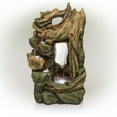 thumbnail image 6 of Alpine Corporation 55" Tall Outdoor Natural Cascading Waterfall Fountain with LED Lights, 6 of 12