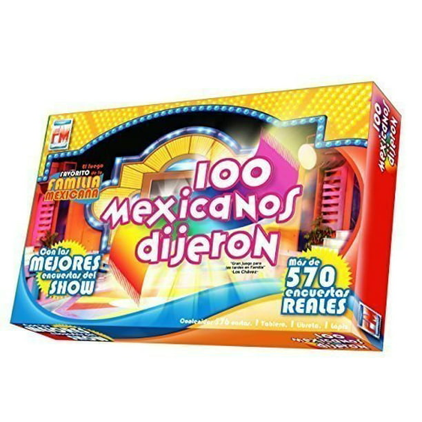 100 Mexicanos Dijeron Board Game Spanish Edition Walmart Com