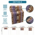 thumbnail image 6 of Country Stars Table Runner, Purple Wood Grain Bless Our Home Farmhouses Washable Kitchen Table Runners Dress Scarves for Dining Table Decorations Party, 13x36in, 6 of 9