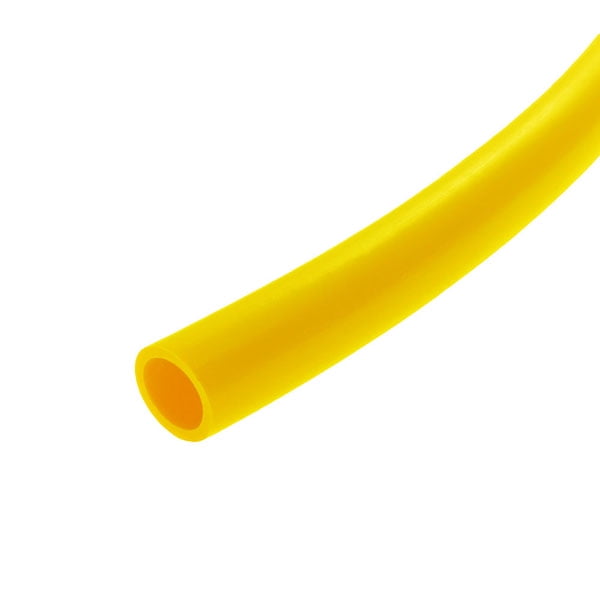 Hard Durable VacuumRated Polyethylene Plastic Opaque Yellow Tubing for Food and Beverage
