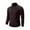 Coffee, variant on Men's Turtleneck Pullover Sweater Long Sleeve Slim Fit Solid Knit Top