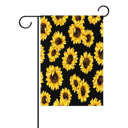 Shabby Chic Outdoor POPCreation Shabby Chic Sunflower Garden Flag Beautiful Flower Outdoor Flag Home Party 28x40 inches ()