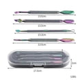 thumbnail image 2 of Pedicure Tools Nail Care Kit Nail Cuticle Pusher Nail Cuticle Tool Fingernails Cuticle Peeler, 2 of 3