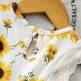 thumbnail image 6 of TOWED22 Baby Toddler Sweet 2pcs Outfits Tank Tee Sleeveless and Shorts Adorable Summer Clothing Sets Lovely(Yellow,12-18 M), 6 of 7