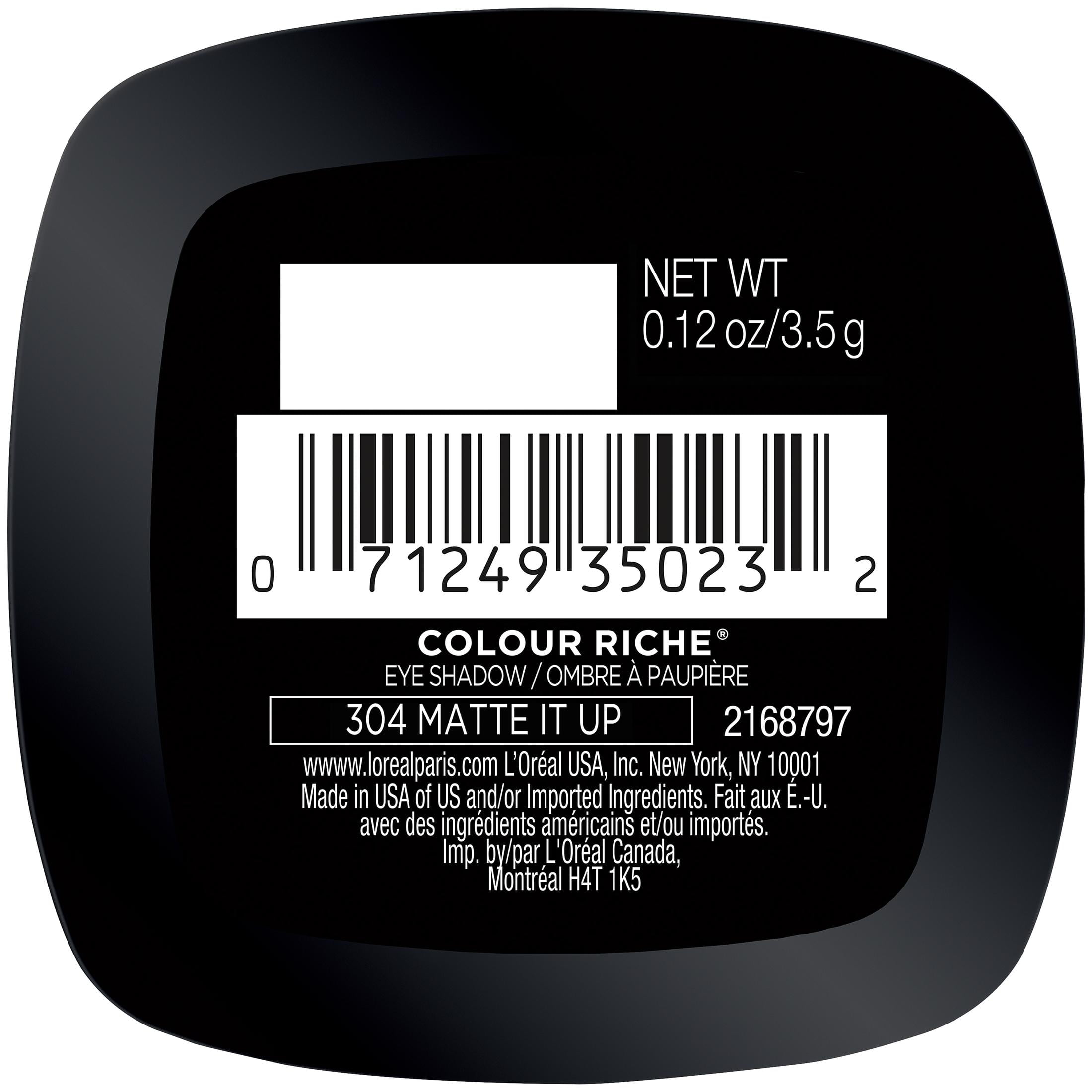 L'Oreal Paris Colour Riche Monos Eyeshadow, Matte It Up